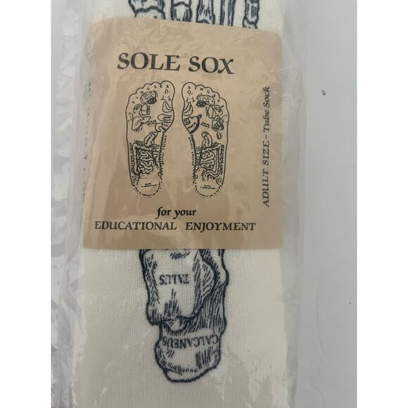 Sole Sox Unisex Tube Socks Anatomically accurate with Reflexology points - Picture 12 of 12